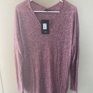Fashion Nova- Effortless Top Burgundy